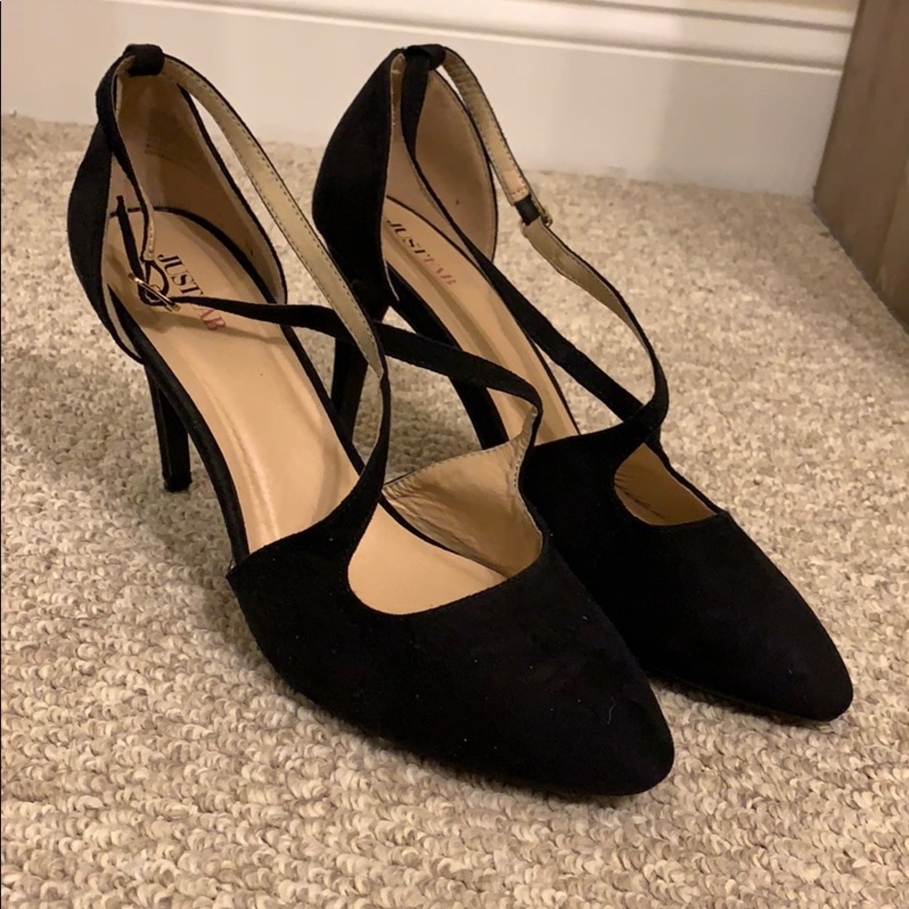 Black heels